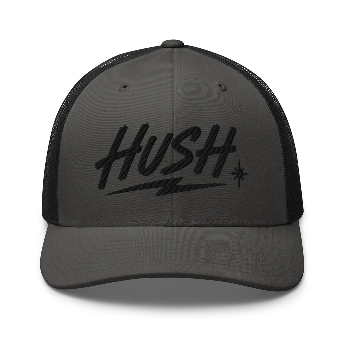 HUSH Cap, Black Thread