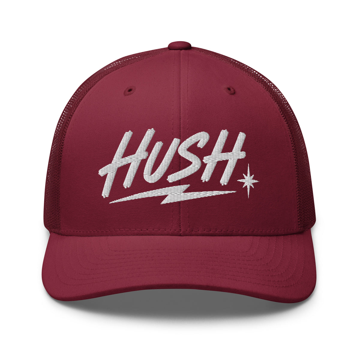 HUSH Cap, White Thread