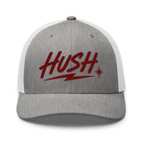 No Man Rides Alone - Maroon in Heather Grey/White