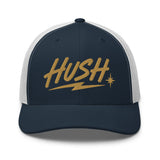No Man Rides Alone - Gold in Navy/ White
