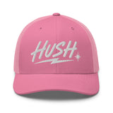 No Man Rides Alone - White in Pink
